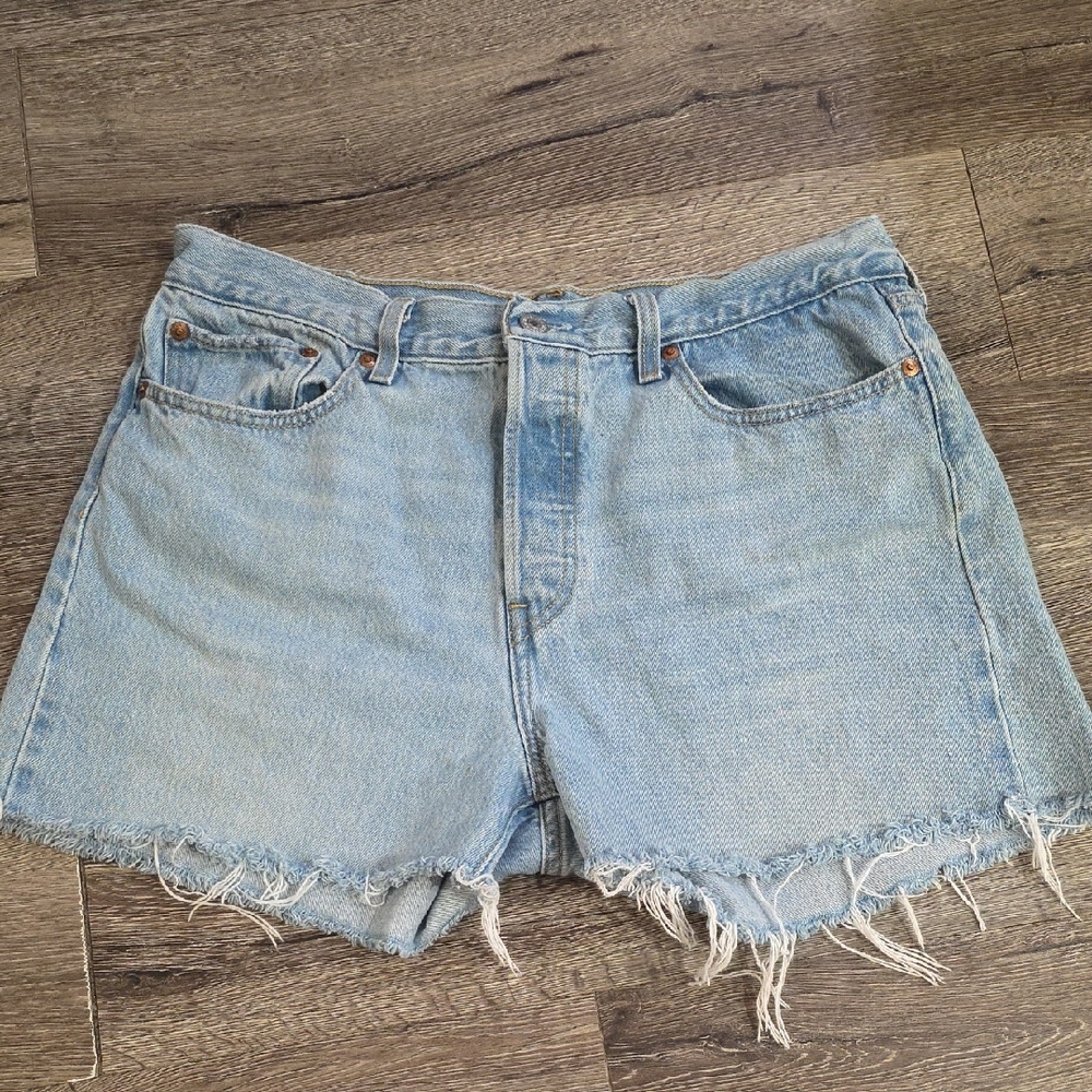 Levi's Wedgie Jean Shorts-100% Cotton